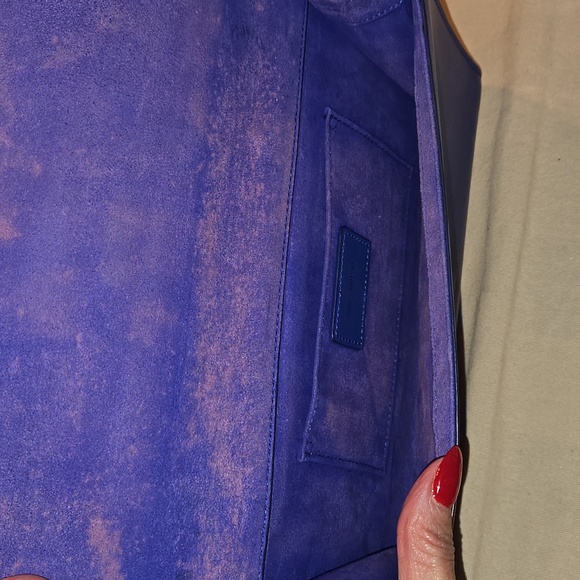 YSL Blue Clutch with Cardholder - Picture 4 of 11